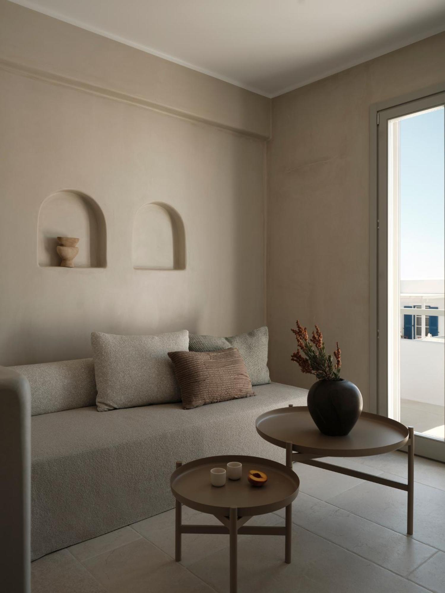 Akria Seaside Suites Naousa Exterior foto