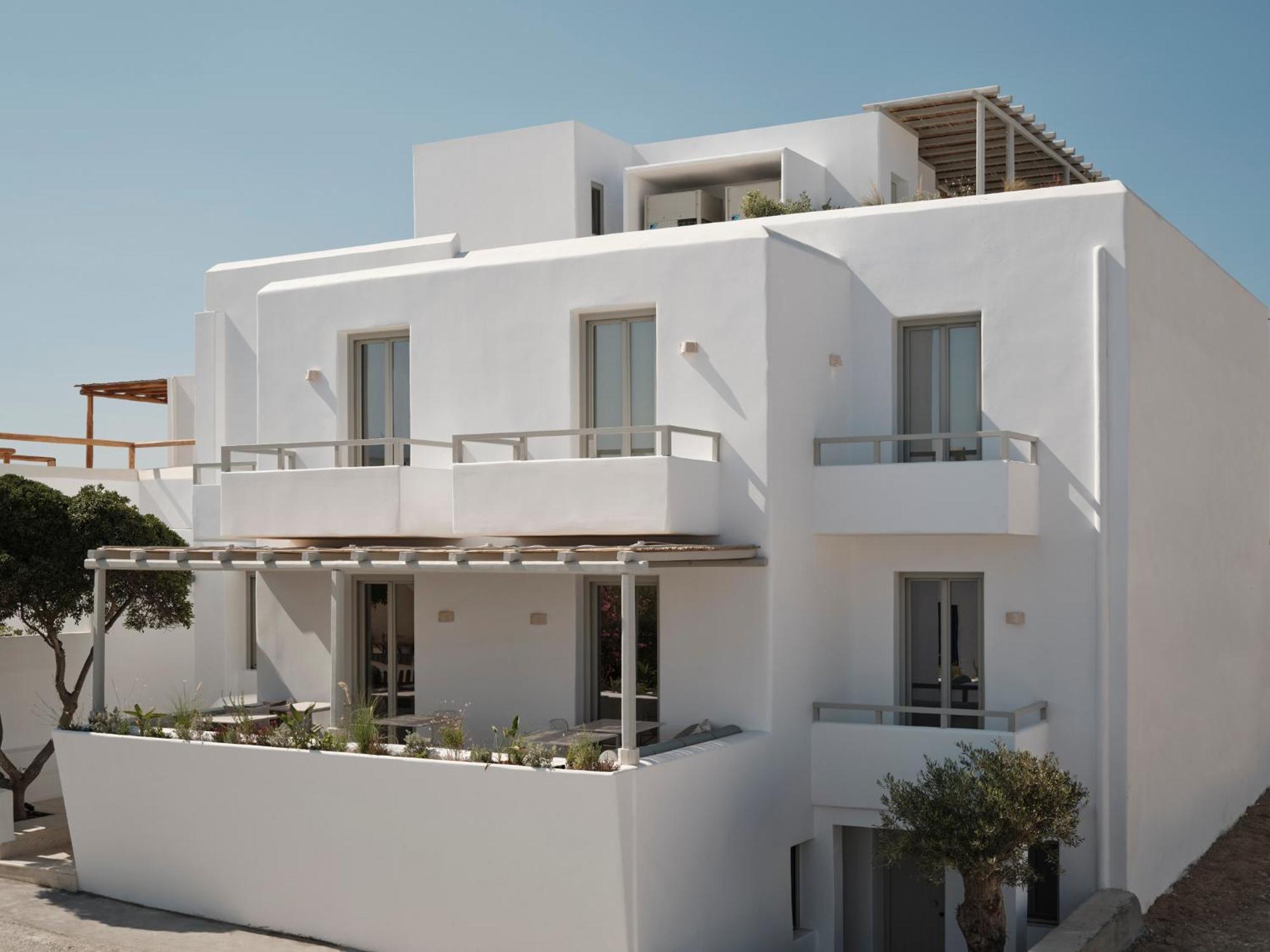 Akria Seaside Suites Naousa Exterior foto